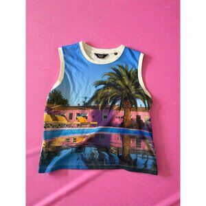 SUPER DRY Malibu Graphic Tank Top Size US 10